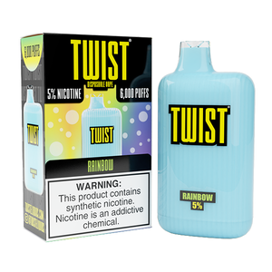 Twist Disposable 6000 | 15mL | 50mg Rainbow with Packaging