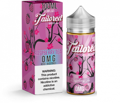 Raspberry Tea by Tailored House Iced Tea Series 100mL With Packaging