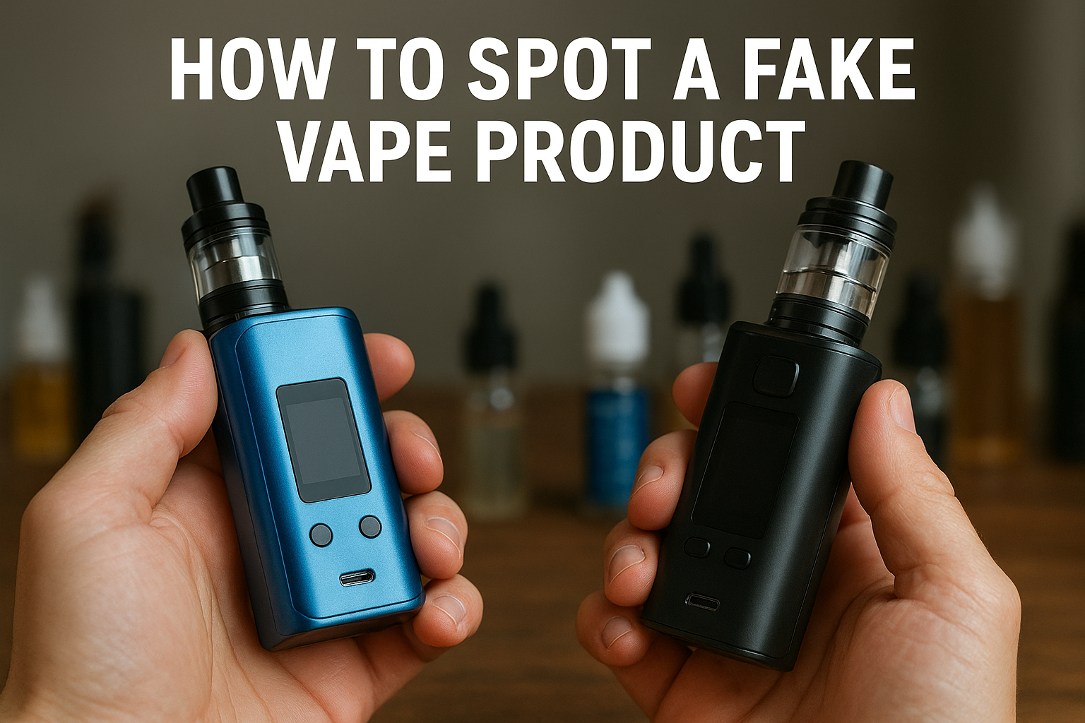 How to Spot a Fake Vape Product
