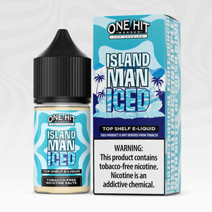 Island Man Iced by One Hit Wonder TFN Salt 30mL with Packaging