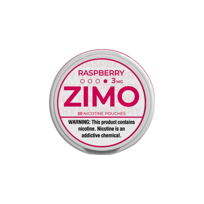 Zimo Nicotine Pouches (20ct Can)(5-Can Pack) Raspberry 3mg