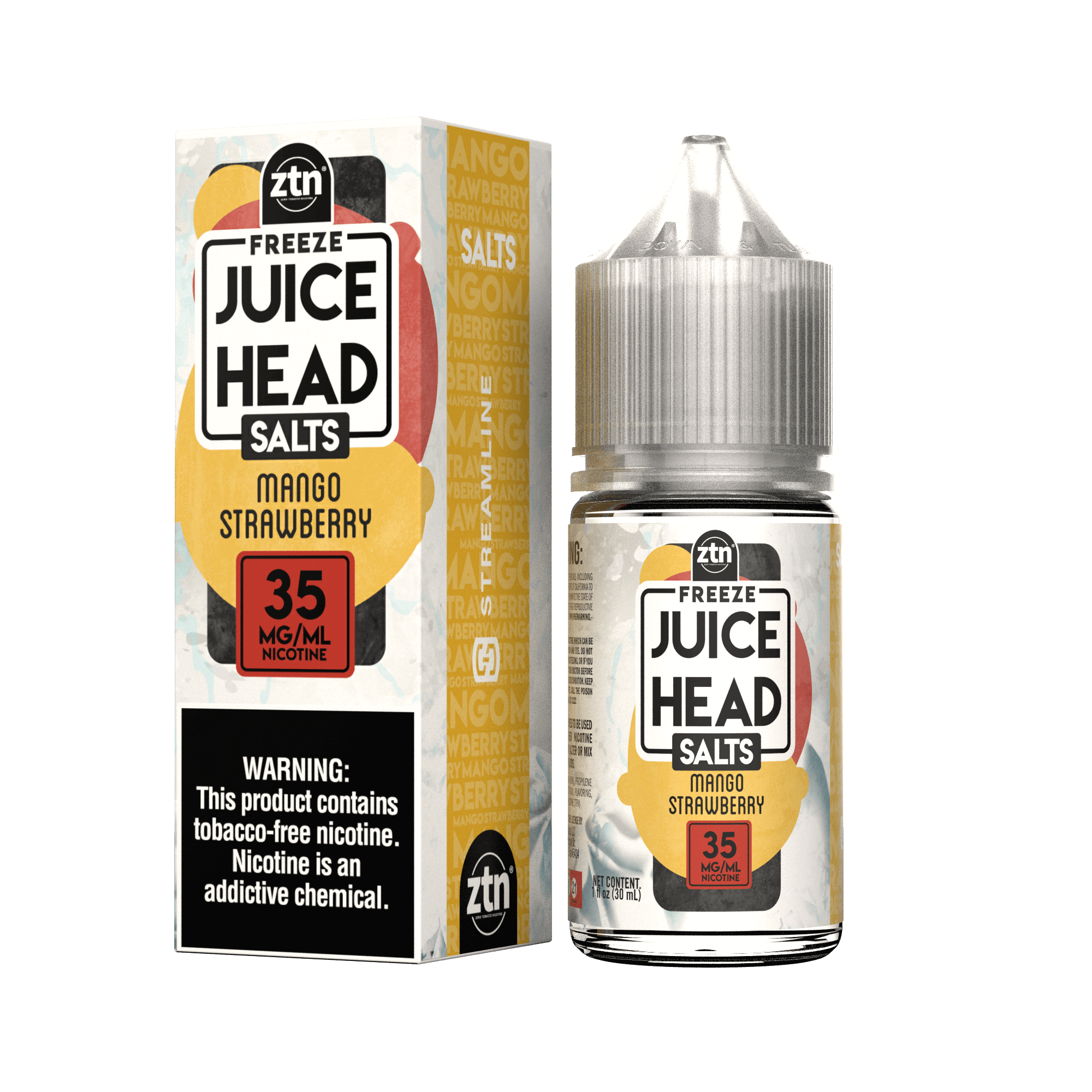 Mango Strawberry Freeze Juice Head Salts TFN 30ML with Packaging