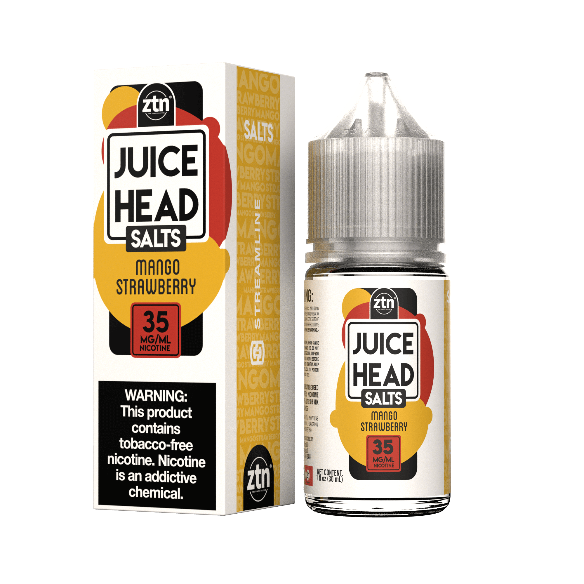 Mango Strawberry Juice Head Salts TFN 30ML with Packaging