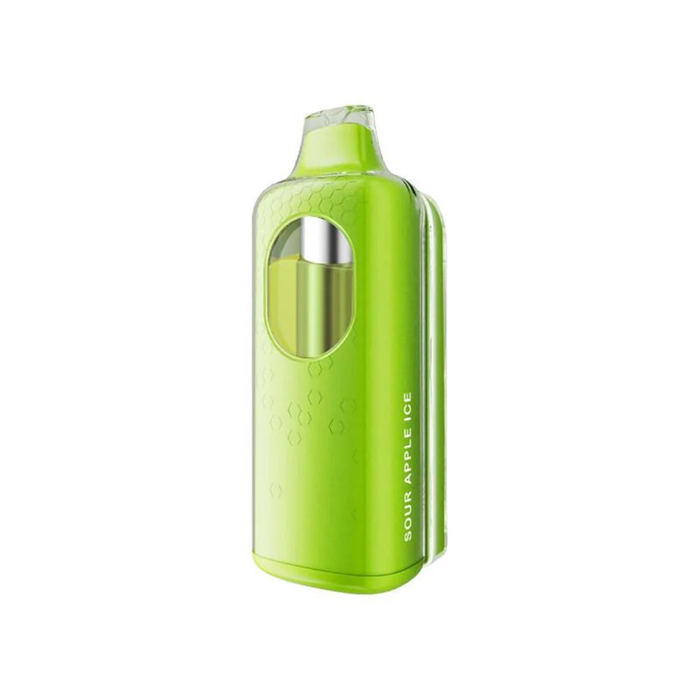 Romo Hex (Dispo KIT)(50000Puff)(12mL) Dispo + Power Dock Sour Apple  Ice
