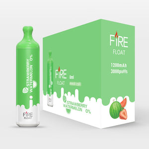 Fire Float Zero Nicotine Disposable | 3000 Puffs | 8mL Strawberry Watermelon with Packaging