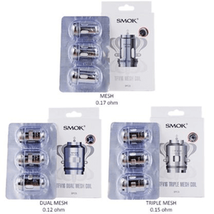 SMOK TFV16 Tank Replacement Coils (Pack of 3) Group Photo With Packaging