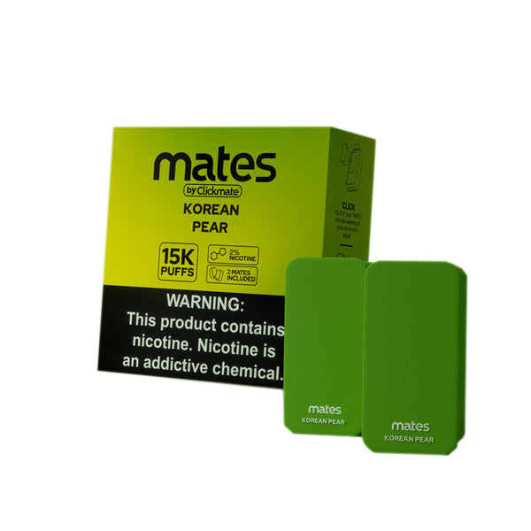 7Daze ClickMates 2% Prefilled Pods 2-Pack korean pear with packaging