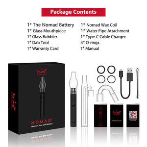 Hamilton Nomad Concentrate Device | 650mAh Package Contents
