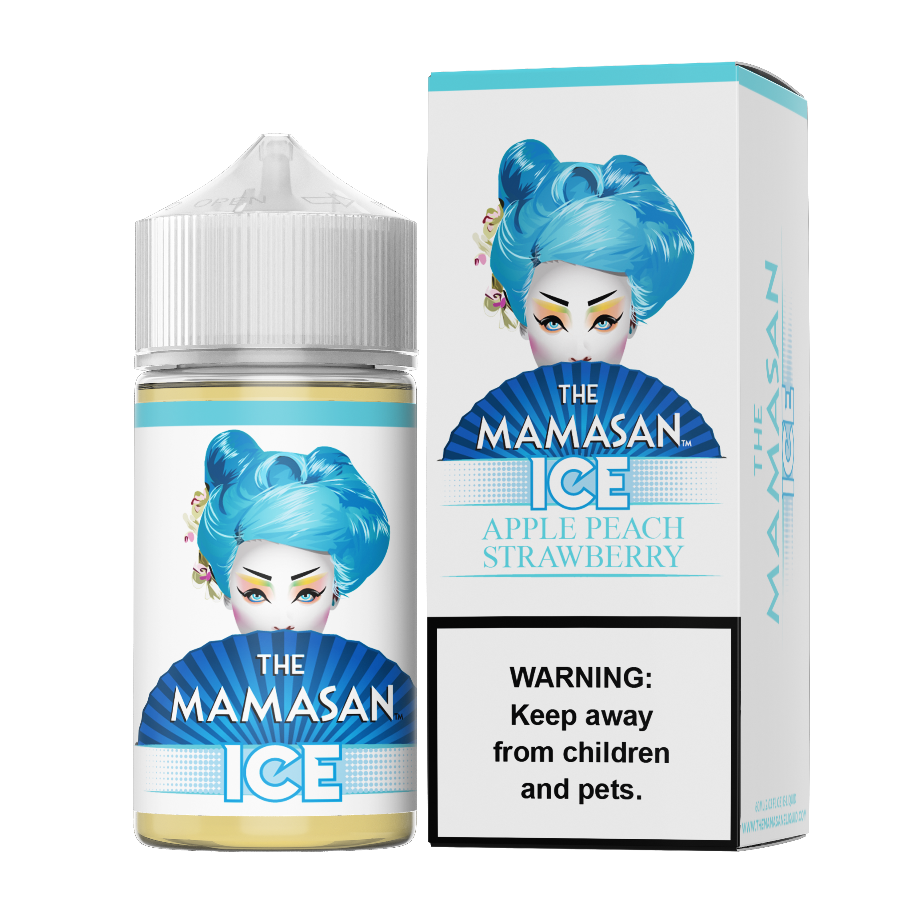 Apple Peach Strawberry ICE (A.S.A.P. Ice) by The Mamasan Series | 60mL with Packaging