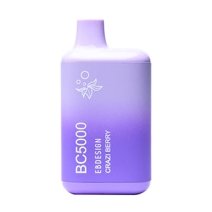 BC5000 (Non Branded EBDESIGN) Disposable | 5000 Puffs | 9.5mL | 4-5% crazi berry