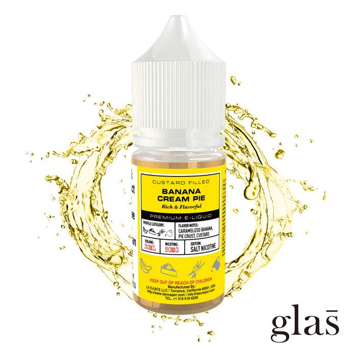 Banana Cream Pie by Glas BSX Salts TFN 30mL Bottle