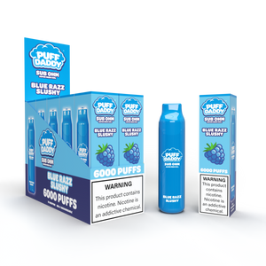 VDX Puff Daddy Disposable | 6000 Puffs | 14mL Blue Razz Slushy with Open Box Set
