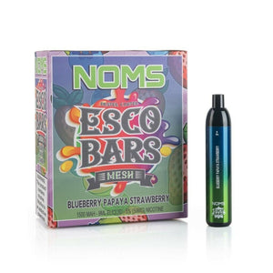 Noms - Esco Bars Mesh Disposable | 4000 Puffs | 9mL Blueberry Papaya Strawberry with Packaging