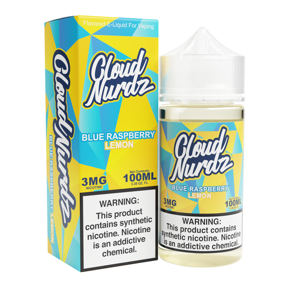 Blue Raspberry Lemon by Cloud Nurdz TFN 100mL with Packaging