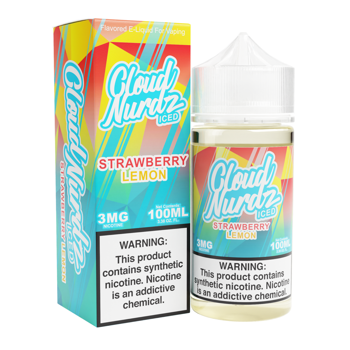 Strawberry Lemon Iced by Cloud Nurdz TFN 100mL with Packaging