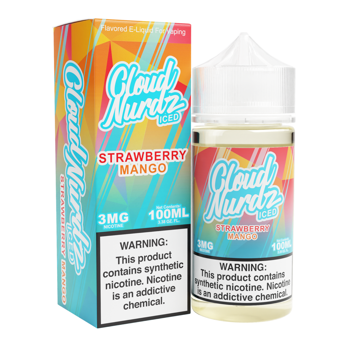 Iced Strawberry Mango by Cloud Nurdz TFN 100mL with Packaging