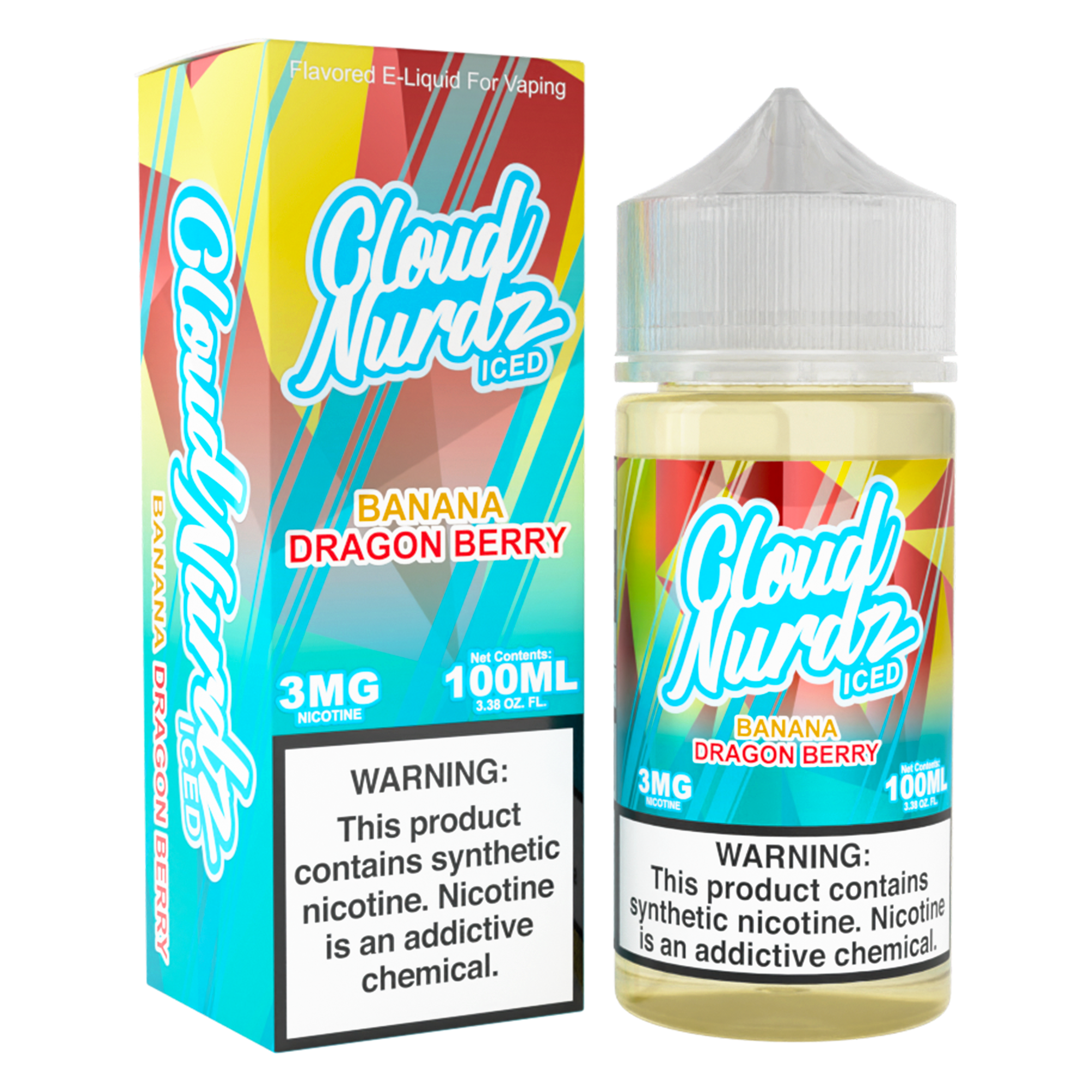 Banana Dragon berry Ice | Cloud Nurdz | 100mL with packaging