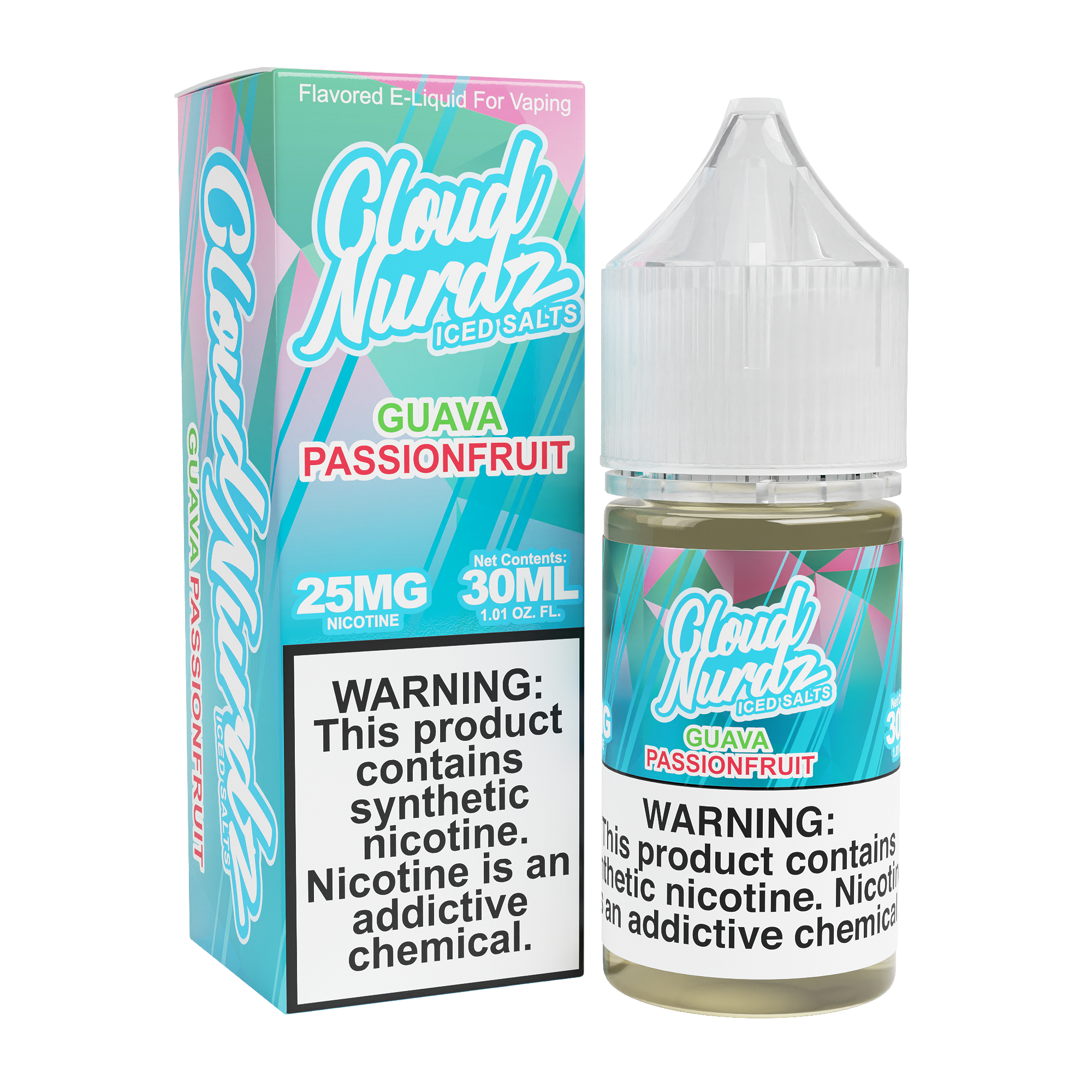 Guava Passionfruit Iced (Pink Guava Iced) by Cloud Nurdz TFN Salt 30mL