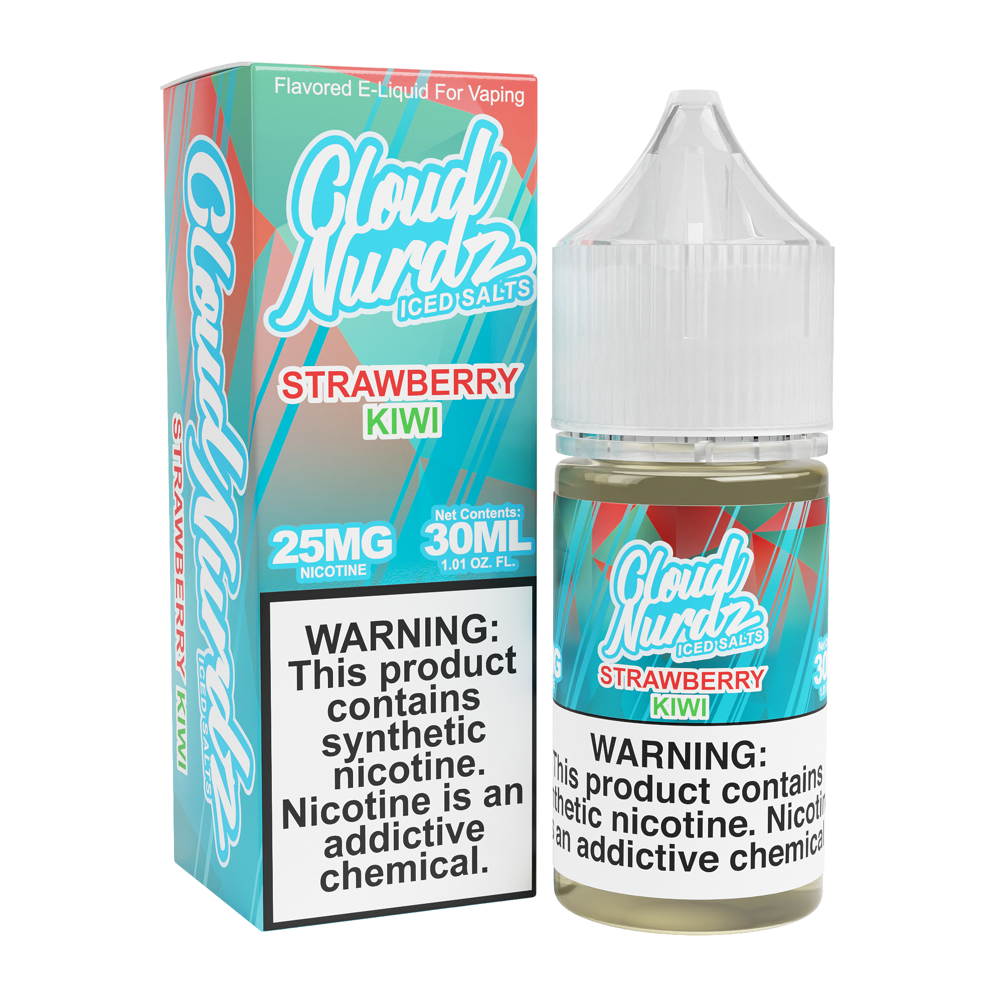 Strawberry Kiwi Iced by Cloud Nurdz TFN Salt 30mL