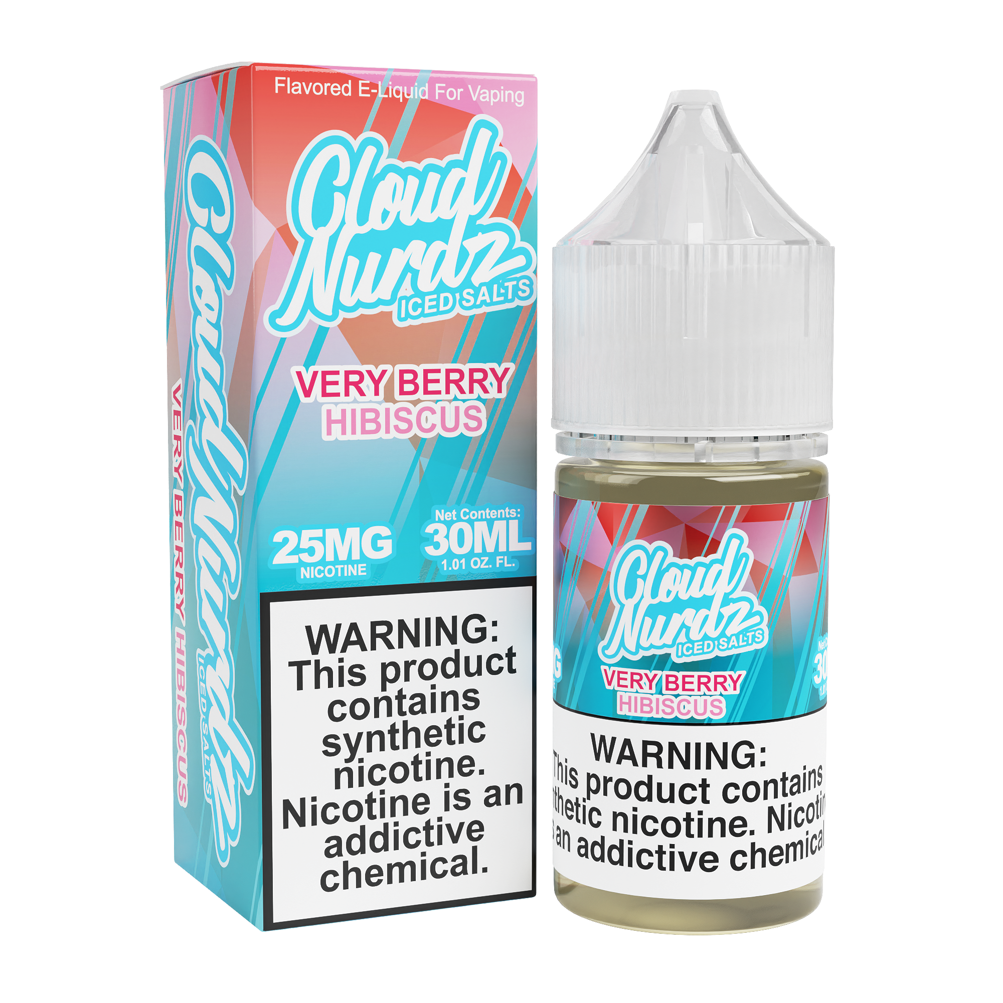 Very Berry Hibiscus Iced by Cloud Nurdz TFN Salt 30mL