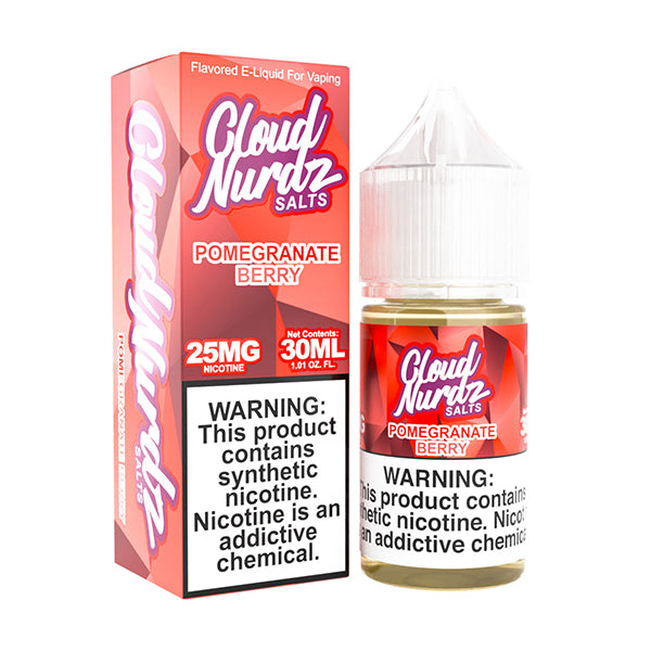 Pomegranate Berry | Cloud Nurdz Salts | 30mL with packaging