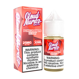 Pomegranate Berry | Cloud Nurdz Salts | 30mL with packaging