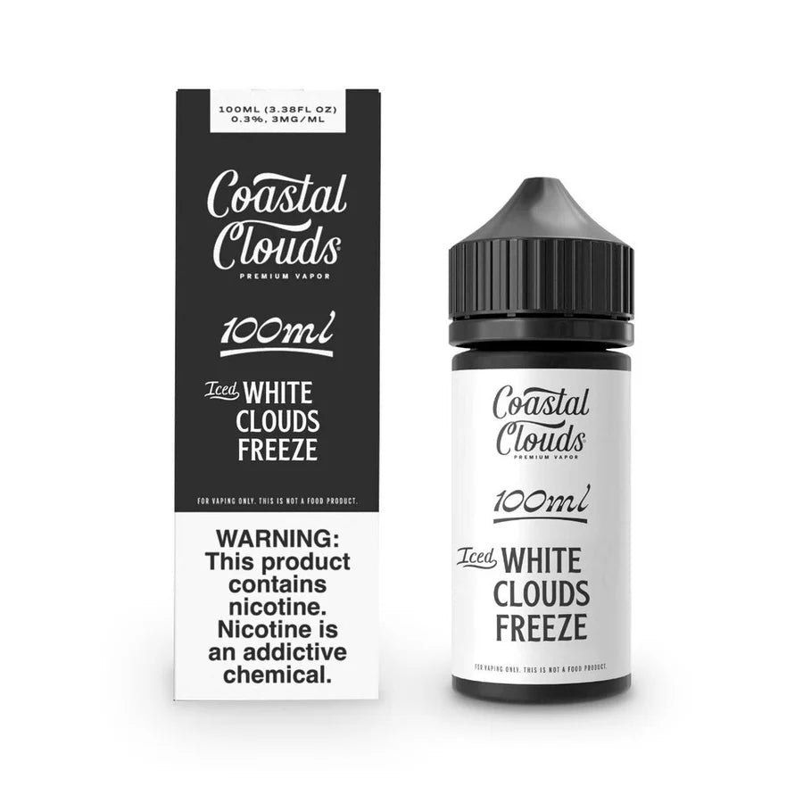 Iced White Clouds Freeze Coastal Clouds 100mL with packaging