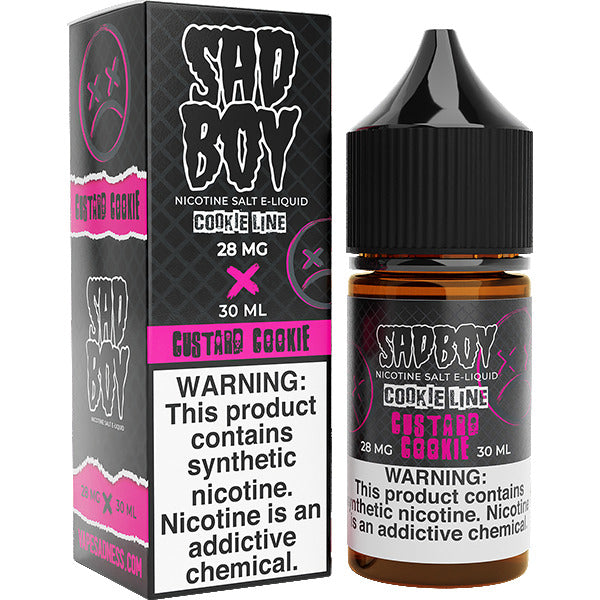 Custard Cookie by Sadboy Salts 30ml with packaging