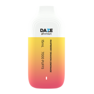 Daze OHMLET Disposable | 7000 Puffs | 15mL Raspberry Dragon Lemonade	