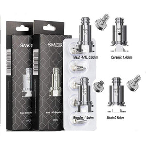 SMOK Nord Replacement Coils (Pack of 5) - Group Photo with Packaging