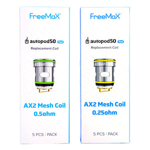 FreeMax Autopod50 Replacement Pod (1 Pod + 1 Coil) Packaging