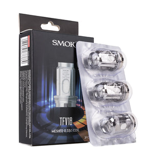 SMOK TFV18 Coils | 3-Pack With Packaging