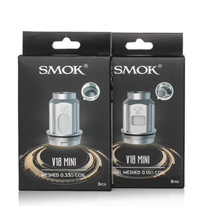 SMOK TFV18 Mini Coils (3-Pack) Packaging Group Photo