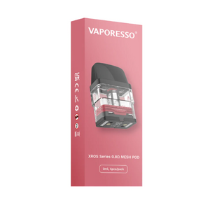Vaporesso XROS Pods | 4-Pack - 0.8 ohm packaging