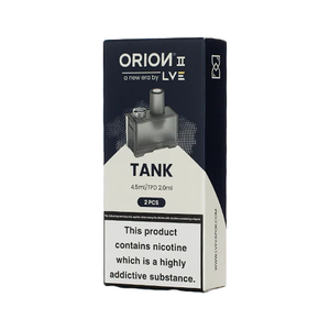 LVE Orion II Replacement Pod Tank Packaging