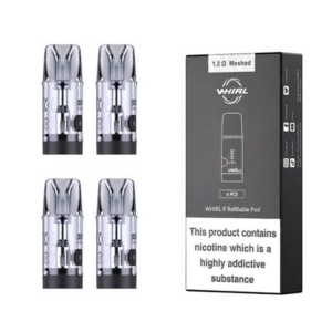 Uwell Whirl F Pods (4-Pack) with packaging