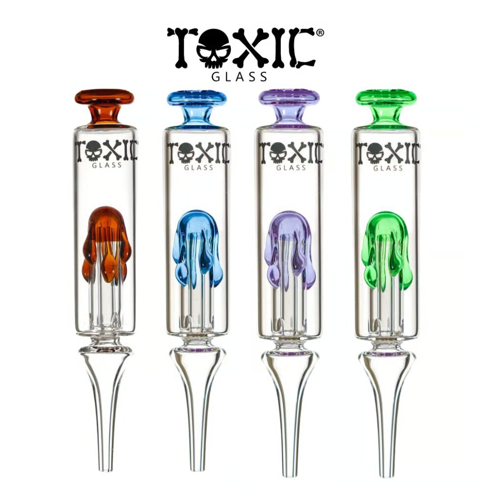 MKGlass TXNC30 Toxic Drip Glass Nectar Collector | Group Photo