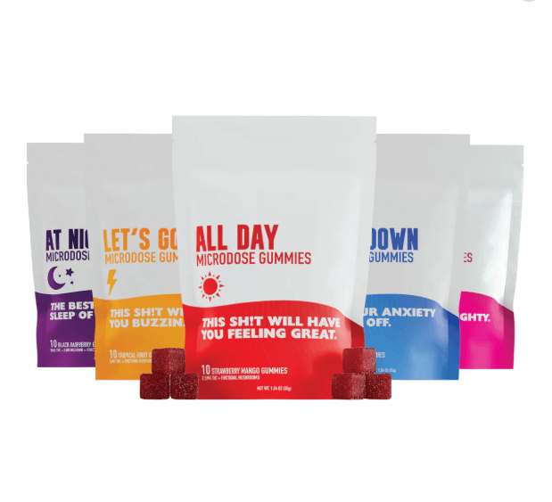 MCRO EDIBLES (10ct Pouch) Prefilled Counter Display (36pc Display) 
