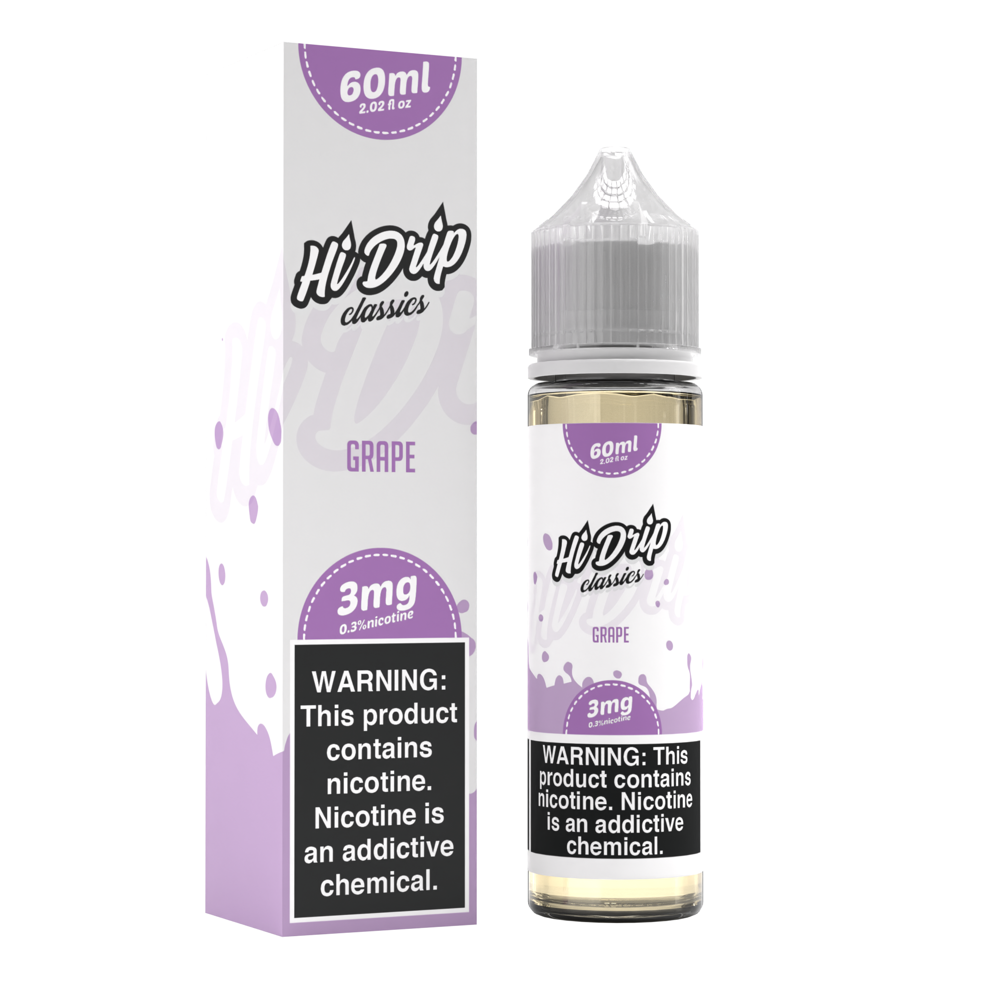 Grape by Hi-Drip Classics E-Liquid 60ML with Packaging