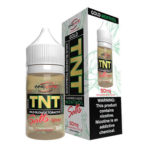 TNT Gold Menthol by Innevape Salt 30ml With Packaging