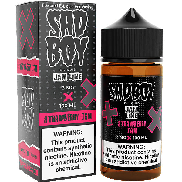 Strawberry Jam Cookie by Sadboy 100ml with Packaging