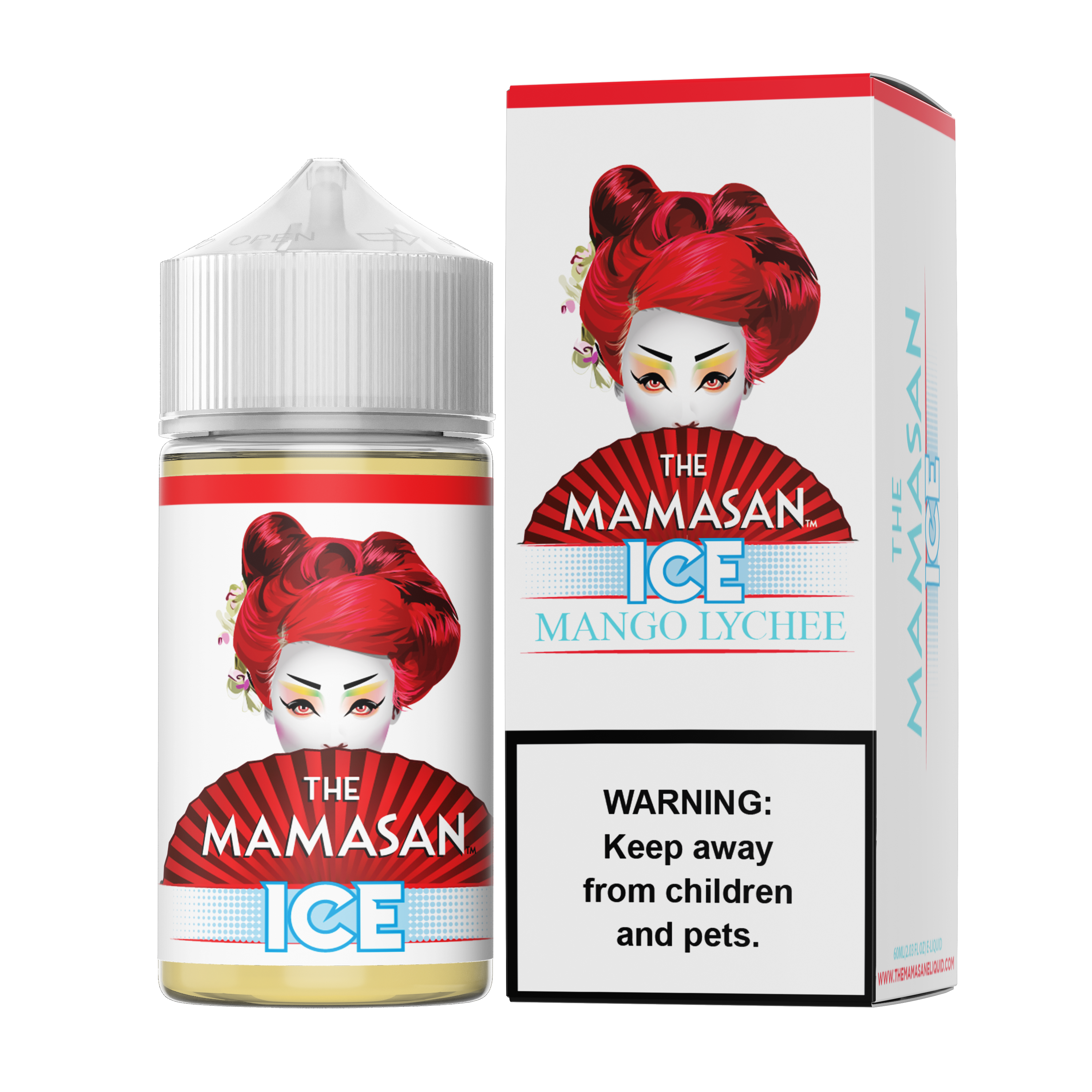 Mango Lychee Ice (Bruce Leechee Ice) by The Mamasan Series | 60mL with Packaging