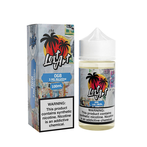 OGB by Lost Art E-Liquid 100ml with Packaging