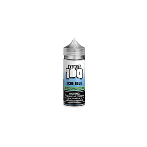 Iced Blue by Keep It 100 TFN Series 100mL bottle