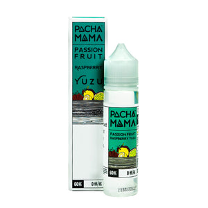 Passion Fruit Raspberry Yuzu by Pachamama eLiquid TFN 60mL with Packaging