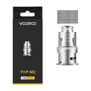 VooPoo PnP Replacement Coils (Pack of 5) PnP M2 0.6ohm with Packaging