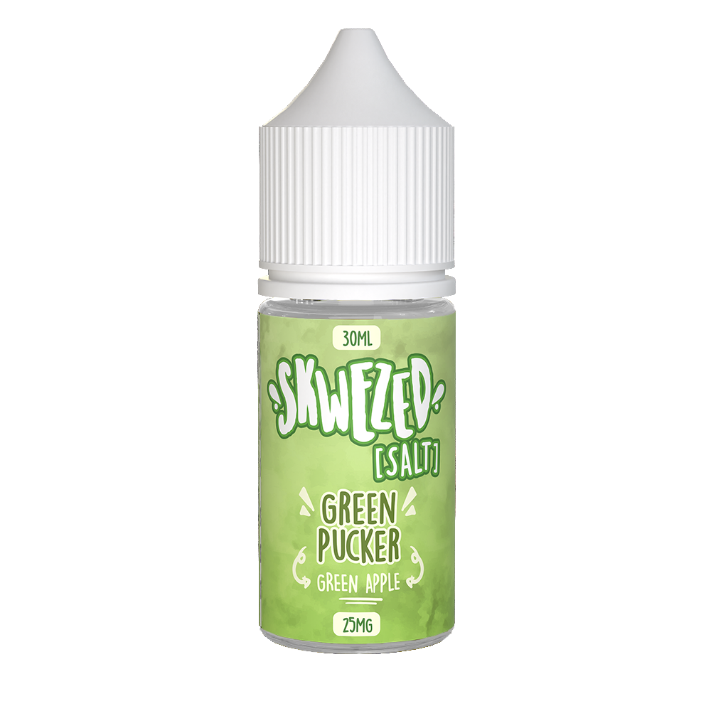 Green Pucker (Green Apple) by Skwezed Salt 30ml bottle