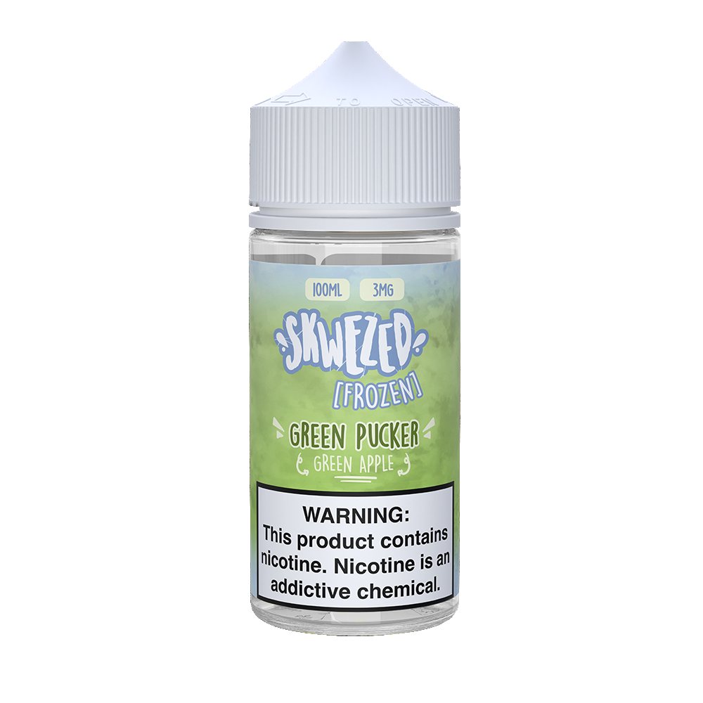 Frozen Green Pucker (Green Apple Ice) by Skwezed 100ml bottle