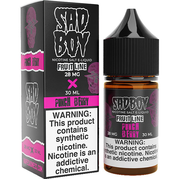 Punch Berry Blood by Sadboy Salts 30ml with packaging