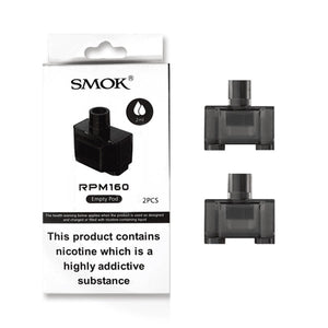 SMOK RPM160 Replacement Pods (2-Pack) Rpm 160 Replacement Pod Rpm160 Coil Compatible 2pc with Packaging
